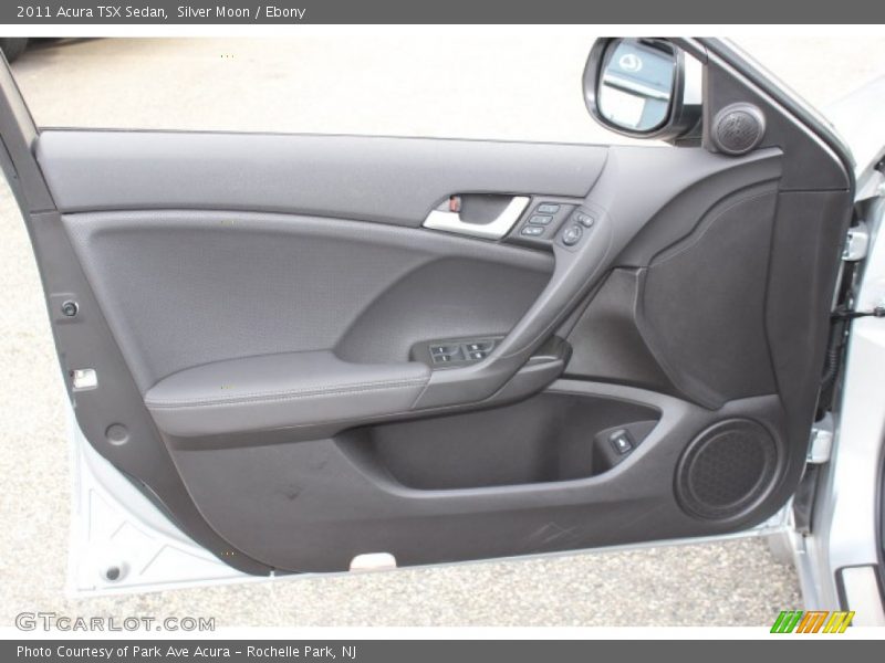 Silver Moon / Ebony 2011 Acura TSX Sedan