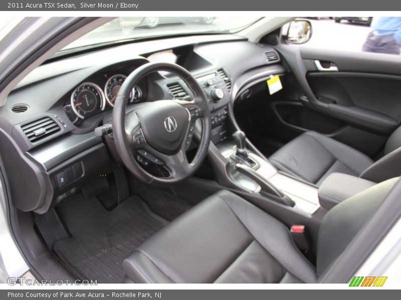Silver Moon / Ebony 2011 Acura TSX Sedan