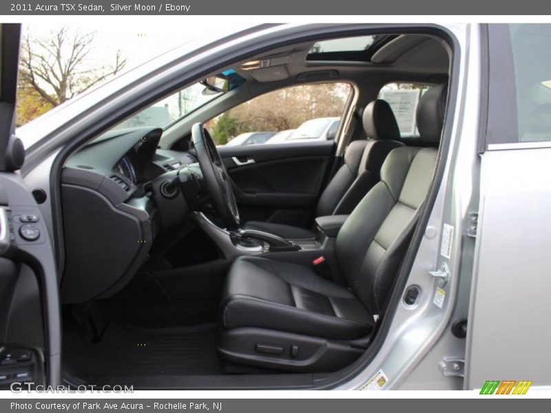 Silver Moon / Ebony 2011 Acura TSX Sedan