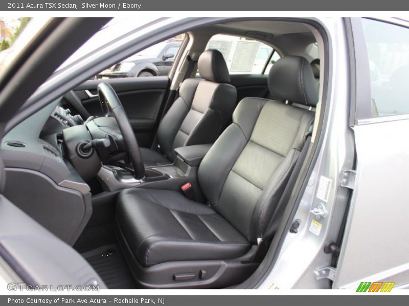 Silver Moon / Ebony 2011 Acura TSX Sedan