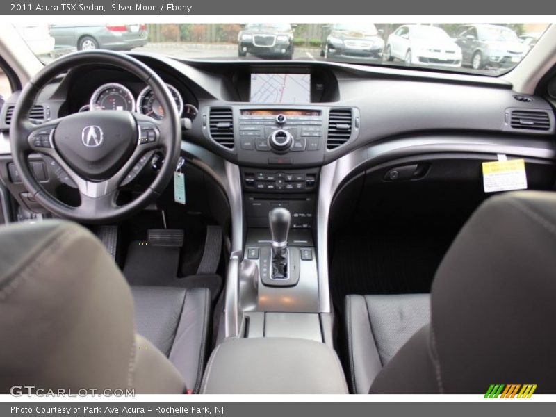 Silver Moon / Ebony 2011 Acura TSX Sedan