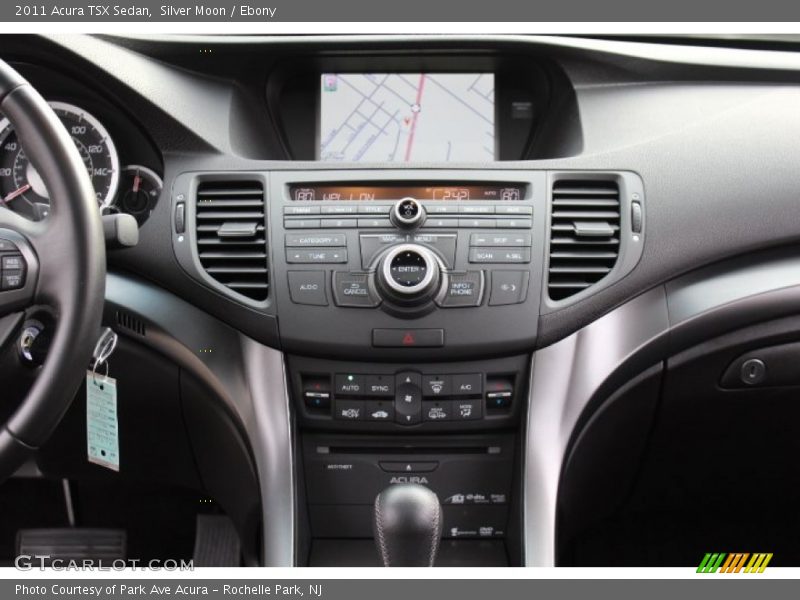 Silver Moon / Ebony 2011 Acura TSX Sedan