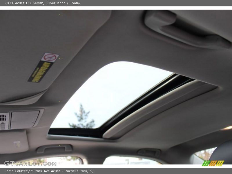 Silver Moon / Ebony 2011 Acura TSX Sedan
