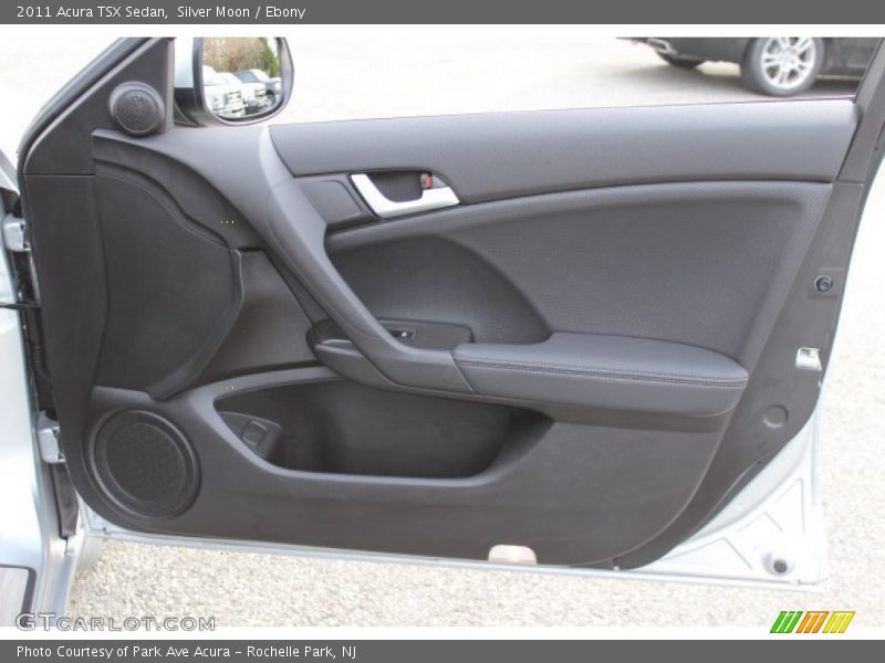 Silver Moon / Ebony 2011 Acura TSX Sedan