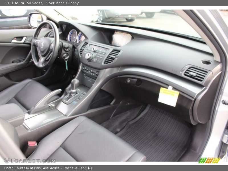 Silver Moon / Ebony 2011 Acura TSX Sedan