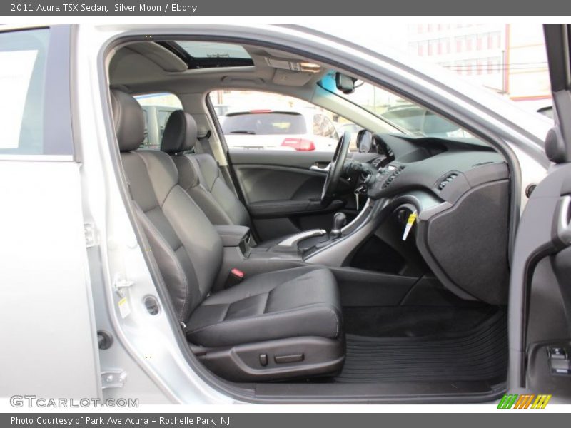 Silver Moon / Ebony 2011 Acura TSX Sedan