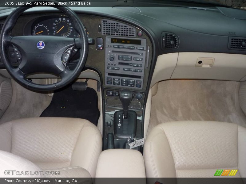 Black / Sand Beige 2005 Saab 9-5 Aero Sedan