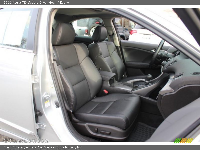 Silver Moon / Ebony 2011 Acura TSX Sedan