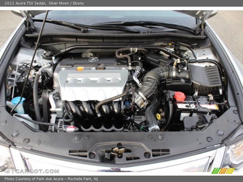 Silver Moon / Ebony 2011 Acura TSX Sedan
