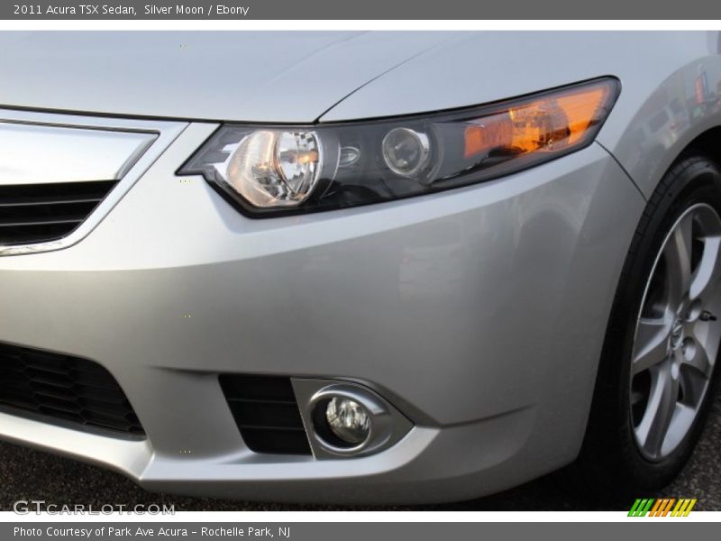 Silver Moon / Ebony 2011 Acura TSX Sedan