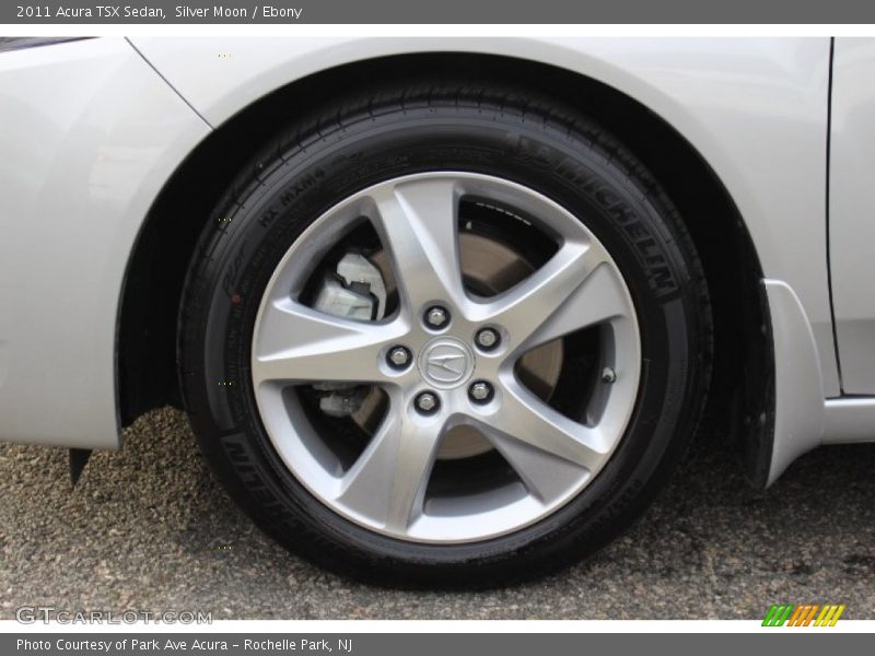 Silver Moon / Ebony 2011 Acura TSX Sedan