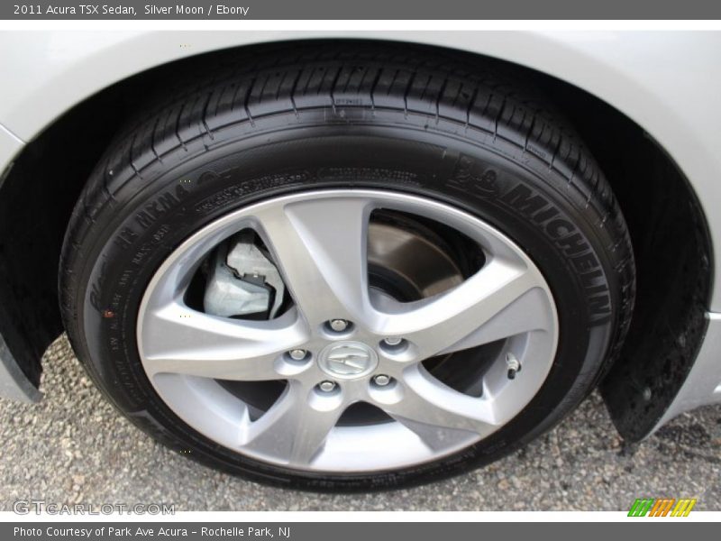 Silver Moon / Ebony 2011 Acura TSX Sedan