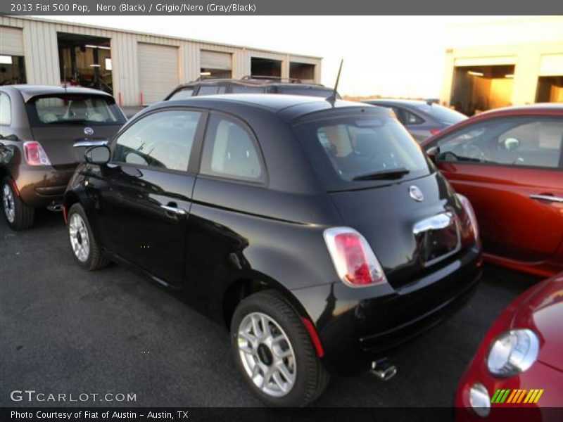 Nero (Black) / Grigio/Nero (Gray/Black) 2013 Fiat 500 Pop