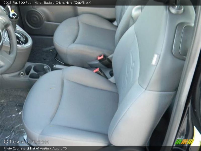 Nero (Black) / Grigio/Nero (Gray/Black) 2013 Fiat 500 Pop