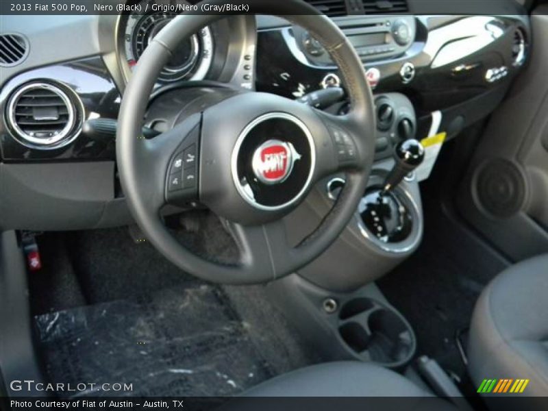 Nero (Black) / Grigio/Nero (Gray/Black) 2013 Fiat 500 Pop