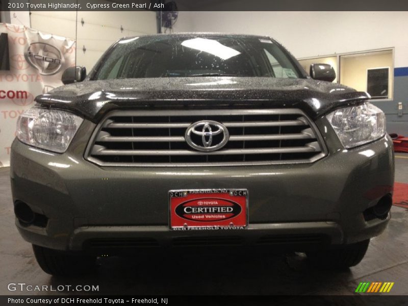 Cypress Green Pearl / Ash 2010 Toyota Highlander