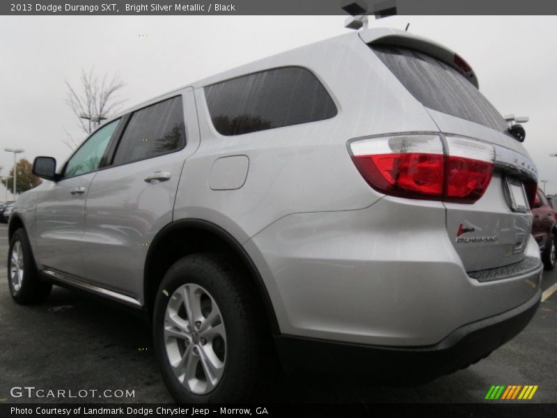 Bright Silver Metallic / Black 2013 Dodge Durango SXT