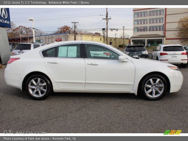 Bellanova White Pearl / Ebony 2012 Acura TL 3.5 Technology