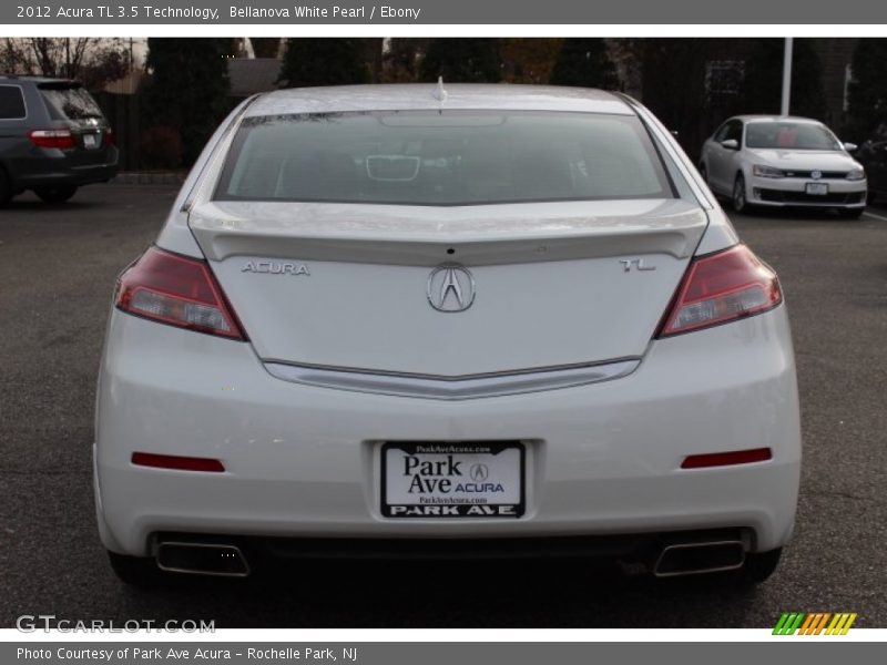 Bellanova White Pearl / Ebony 2012 Acura TL 3.5 Technology