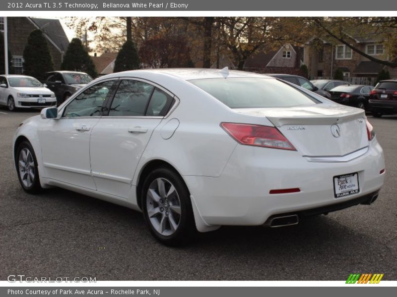 Bellanova White Pearl / Ebony 2012 Acura TL 3.5 Technology