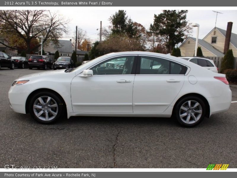 Bellanova White Pearl / Ebony 2012 Acura TL 3.5 Technology