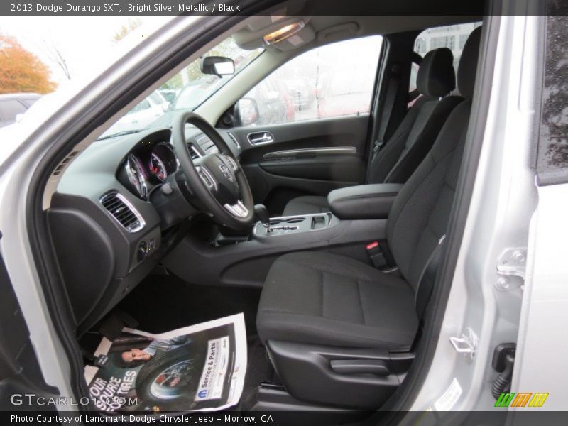 Bright Silver Metallic / Black 2013 Dodge Durango SXT