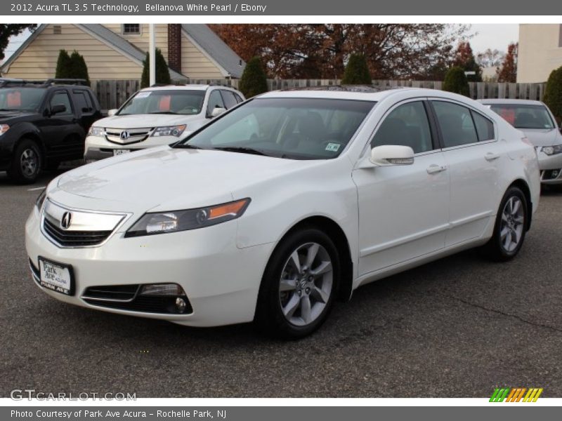 Bellanova White Pearl / Ebony 2012 Acura TL 3.5 Technology