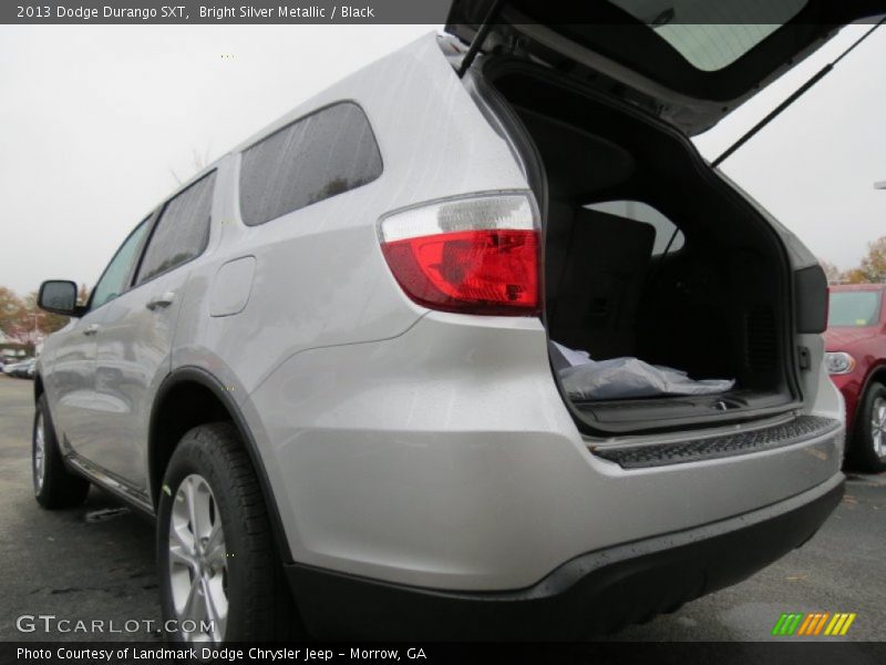 Bright Silver Metallic / Black 2013 Dodge Durango SXT