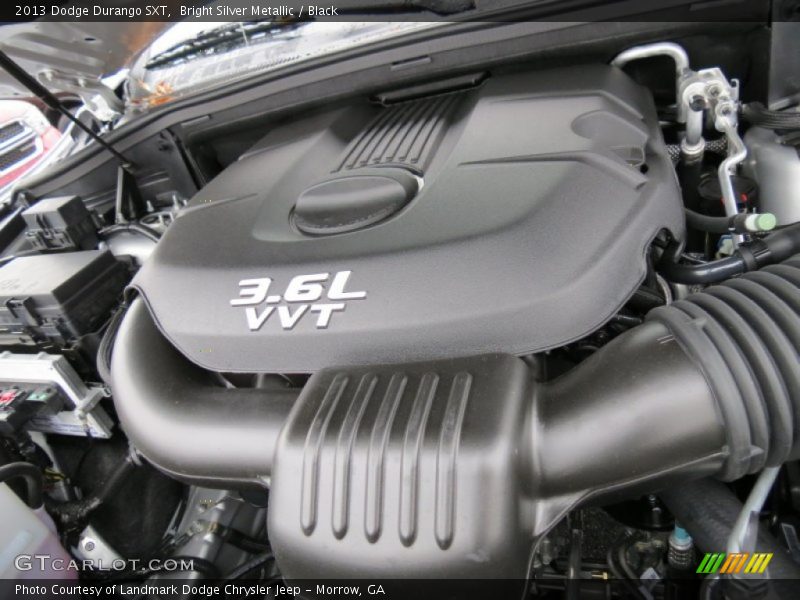 Bright Silver Metallic / Black 2013 Dodge Durango SXT