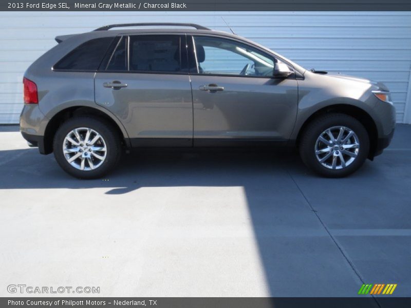 Mineral Gray Metallic / Charcoal Black 2013 Ford Edge SEL