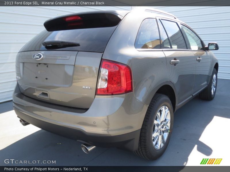 Mineral Gray Metallic / Charcoal Black 2013 Ford Edge SEL