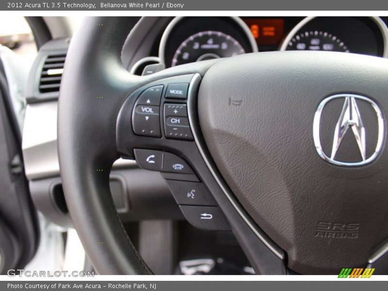 Bellanova White Pearl / Ebony 2012 Acura TL 3.5 Technology