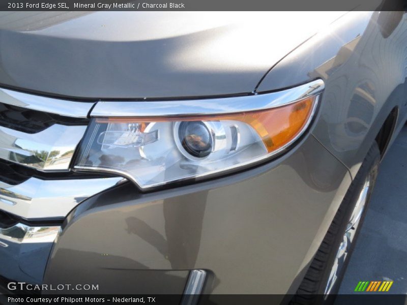 Mineral Gray Metallic / Charcoal Black 2013 Ford Edge SEL