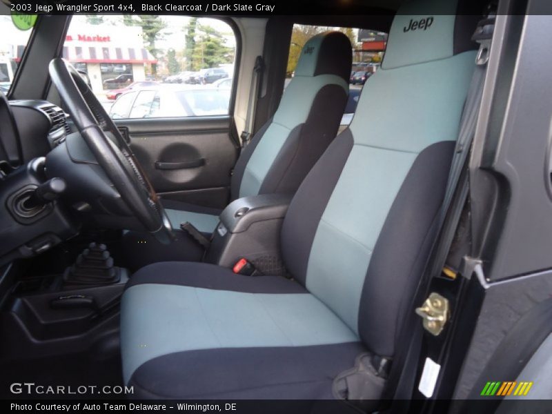 Black Clearcoat / Dark Slate Gray 2003 Jeep Wrangler Sport 4x4