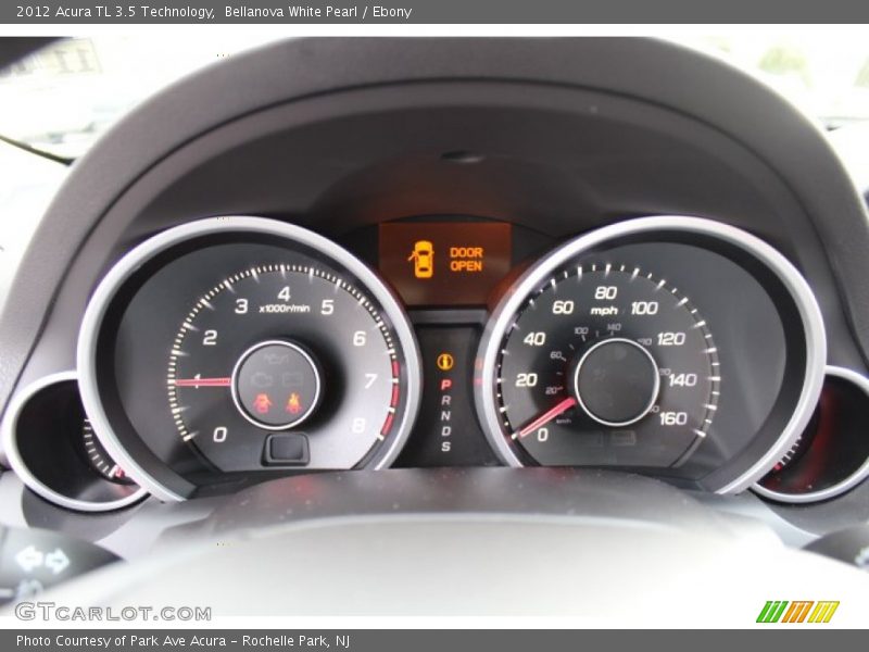 Bellanova White Pearl / Ebony 2012 Acura TL 3.5 Technology