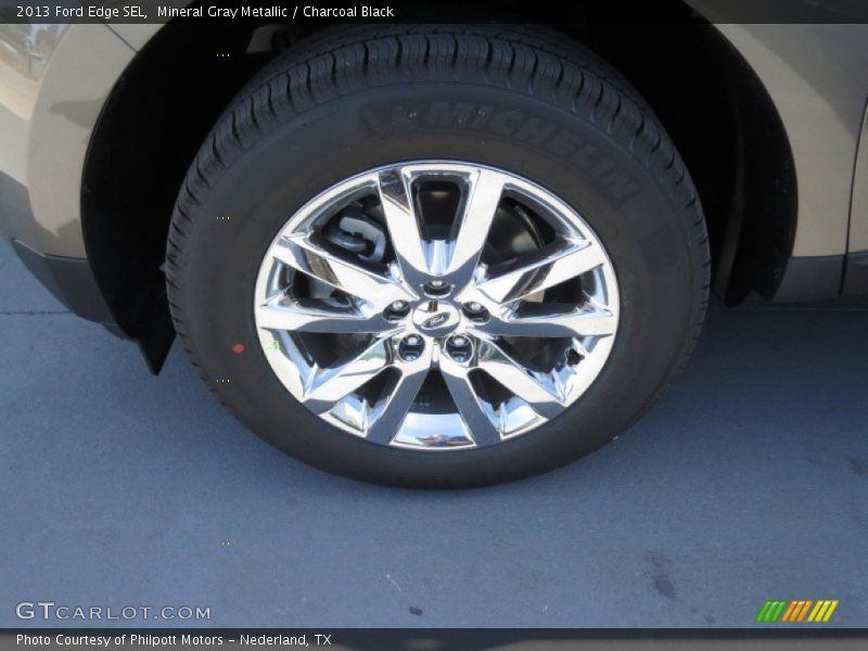 Mineral Gray Metallic / Charcoal Black 2013 Ford Edge SEL