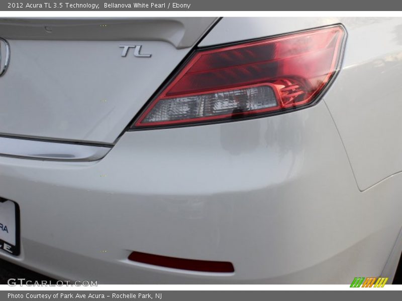 Bellanova White Pearl / Ebony 2012 Acura TL 3.5 Technology