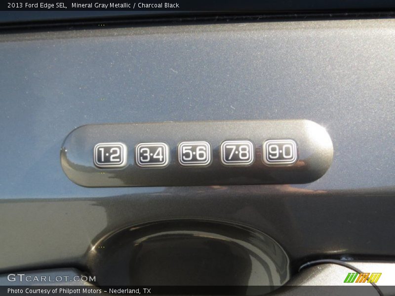 Mineral Gray Metallic / Charcoal Black 2013 Ford Edge SEL