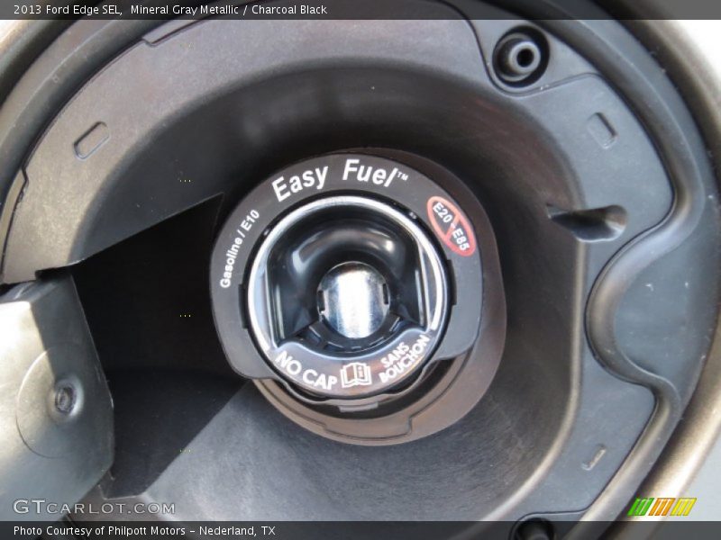 Mineral Gray Metallic / Charcoal Black 2013 Ford Edge SEL