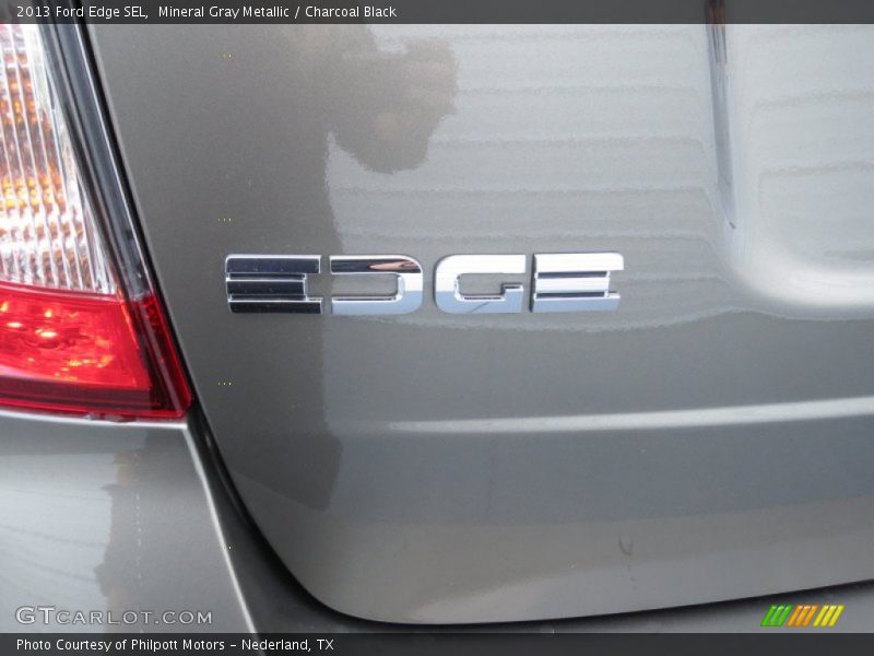 Mineral Gray Metallic / Charcoal Black 2013 Ford Edge SEL