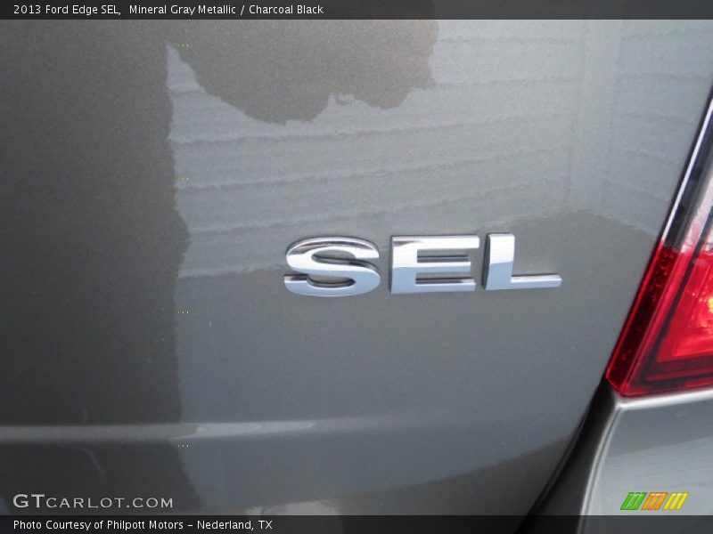 Mineral Gray Metallic / Charcoal Black 2013 Ford Edge SEL
