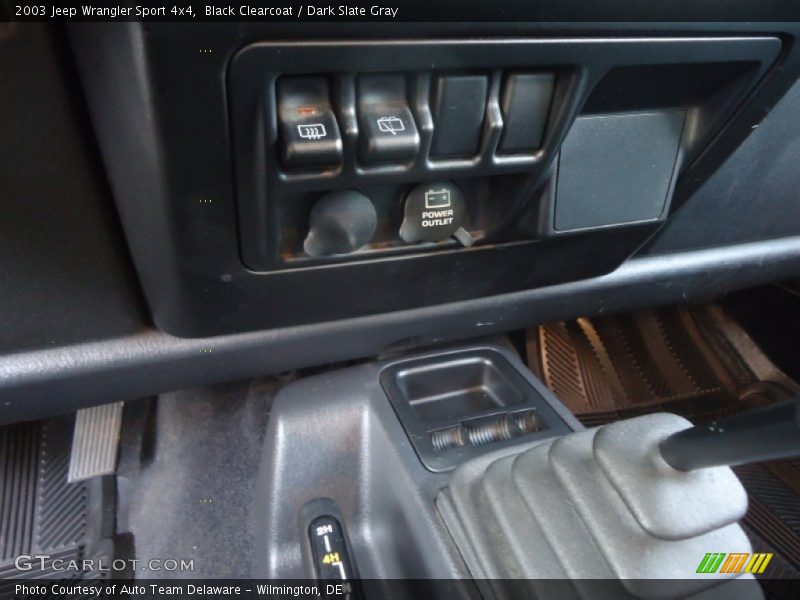 Black Clearcoat / Dark Slate Gray 2003 Jeep Wrangler Sport 4x4
