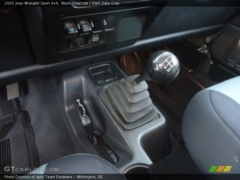 Black Clearcoat / Dark Slate Gray 2003 Jeep Wrangler Sport 4x4