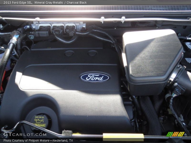 Mineral Gray Metallic / Charcoal Black 2013 Ford Edge SEL