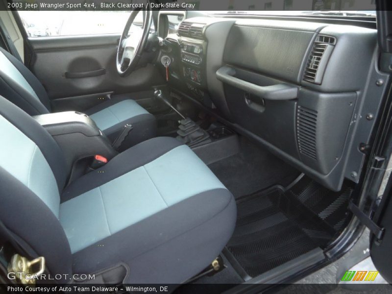 Black Clearcoat / Dark Slate Gray 2003 Jeep Wrangler Sport 4x4