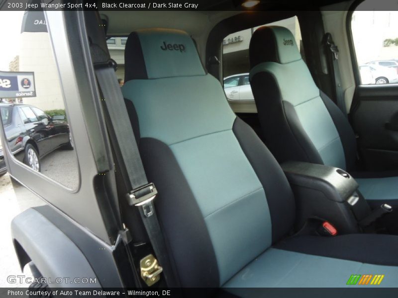 Black Clearcoat / Dark Slate Gray 2003 Jeep Wrangler Sport 4x4