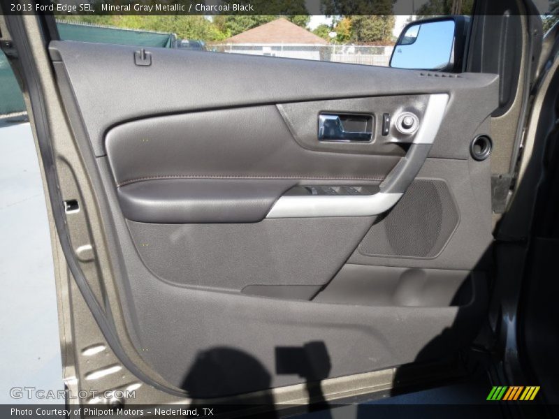 Mineral Gray Metallic / Charcoal Black 2013 Ford Edge SEL