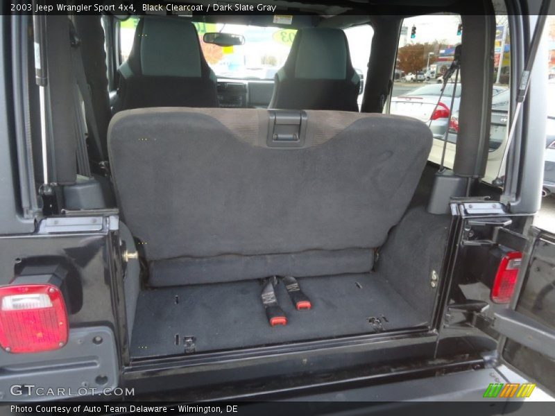 Black Clearcoat / Dark Slate Gray 2003 Jeep Wrangler Sport 4x4