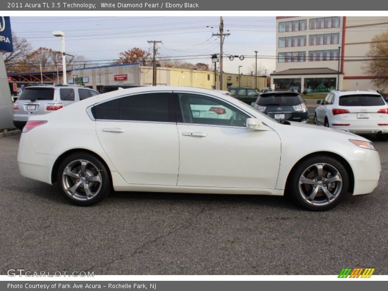 White Diamond Pearl / Ebony Black 2011 Acura TL 3.5 Technology