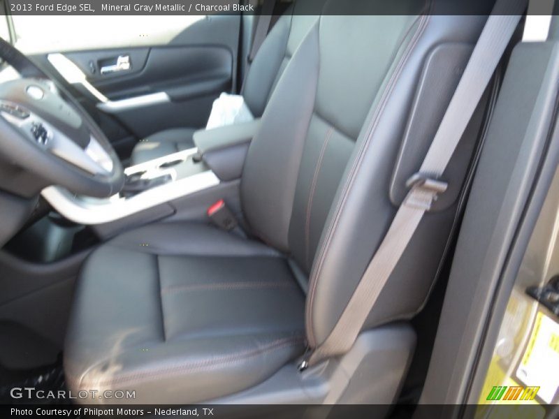 Mineral Gray Metallic / Charcoal Black 2013 Ford Edge SEL